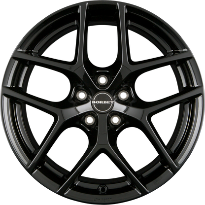 Borbet Y Black Glossy Alufelge 9x19 Zoll ET45 LK 5x114.3 ML70.7
