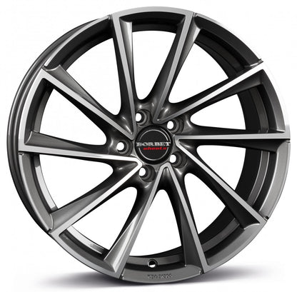 Borbet VTX graphite polished 8x18 ET48 - LK5/112 ML66.6