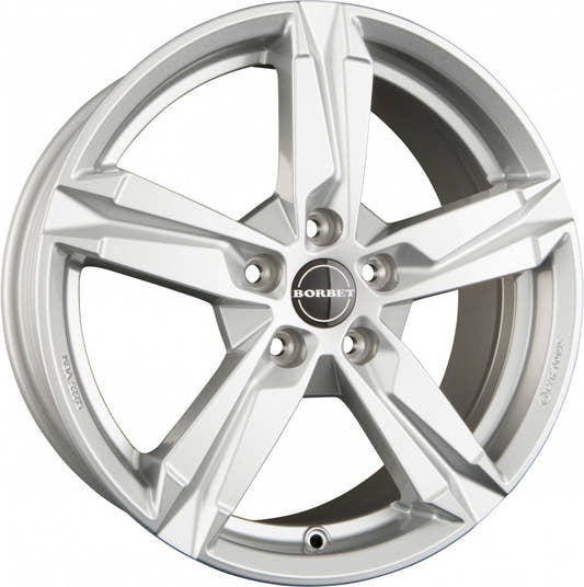 Borbet T10 crystal silver 7x17 ET50 - LK5/108 ML63.4