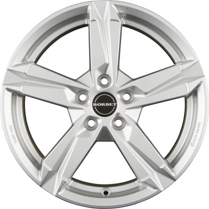 Borbet T10 crystal silver 7x17 ET50 - LK5/108 ML63.4