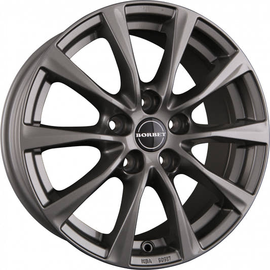 Borbet RE Metal Grey Alufelge 7x16 Zoll ET38 LK 5x100 ML57.1