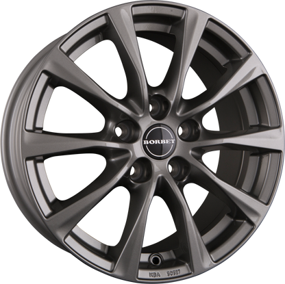 Borbet RE Metal Grey Alufelge 7x16 Zoll ET50 LK 5x114.3 ML72.5 – Bild 2