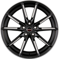 Borbet LX Black Matt Spoke Rim Polished Alufelge 8x19 Zoll ET50 LK 5x114.3 ML72.5