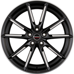 Borbet LX Black Matt Spoke Rim Polished Alufelge 8x19 Zoll ET50 LK 5x114.3 ML72.5