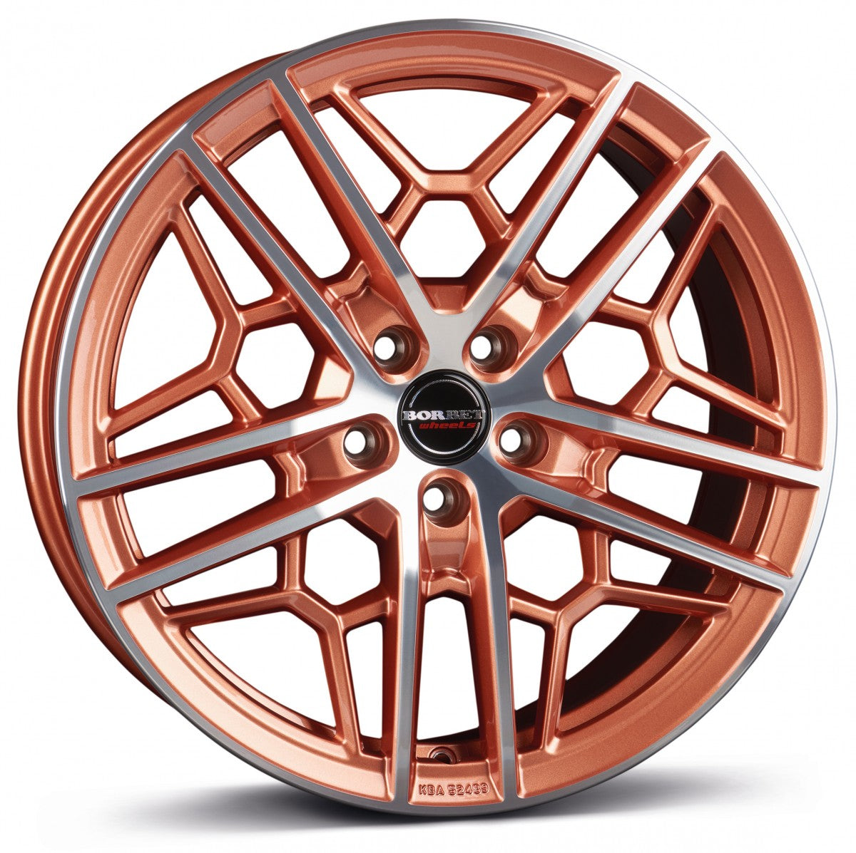 Borbet Gty Copper Polished Glossy Alufelge 8.5x19 Zoll ET45 LK 5x114.3 ML72.5