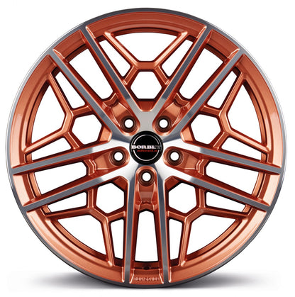 Borbet Gty Copper Polished Glossy Alufelge 8.5x19 Zoll ET45 LK 5x114.3 ML72.5 – Bild 2