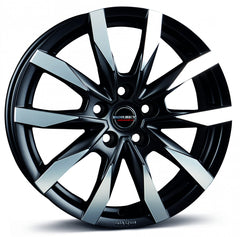 Borbet CW5 black polished matt Alufelge 7.5x18 Zoll ET53 LK 5x118 ML71.1
