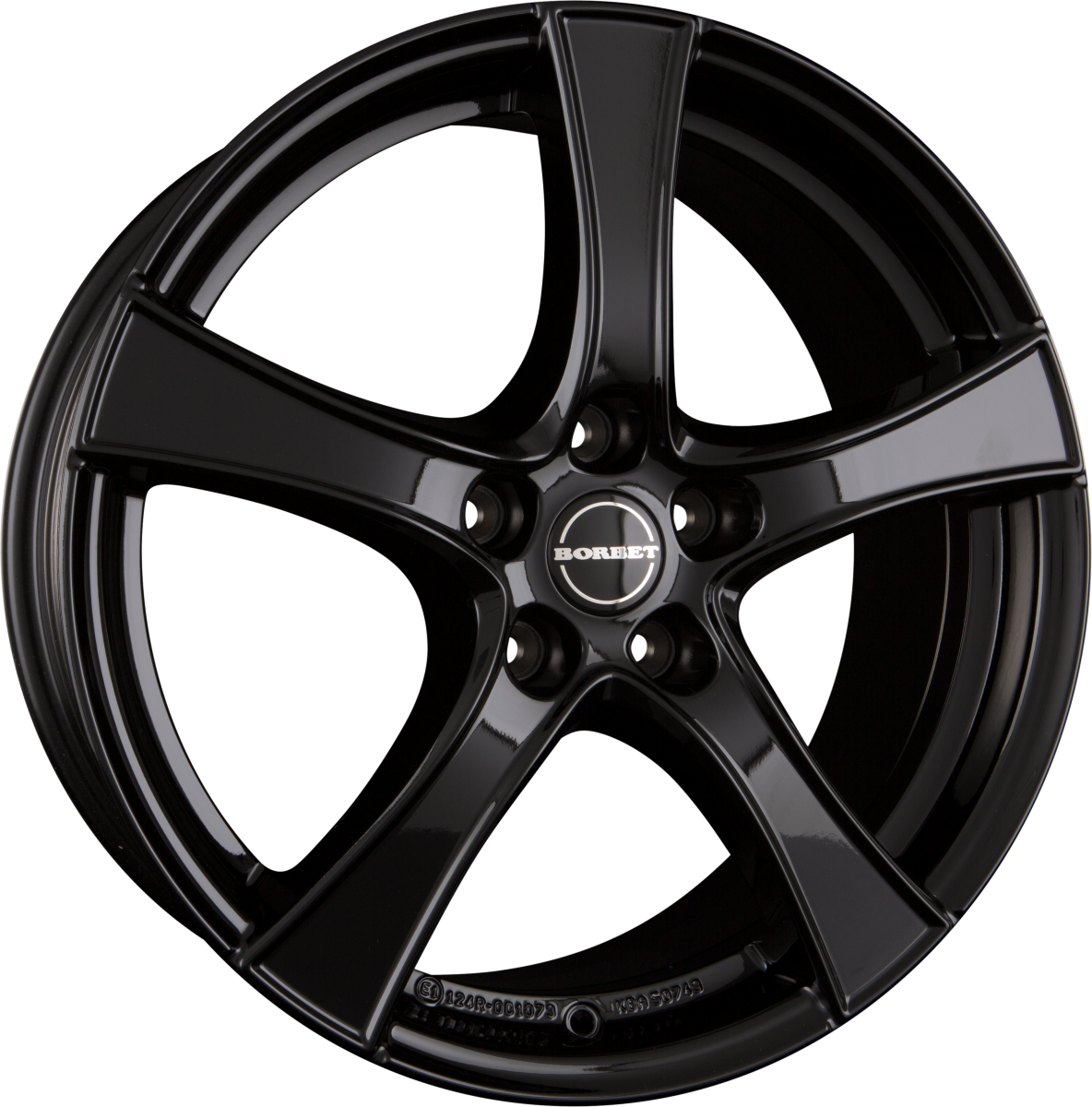Borbet F2 Black Glossy Alufelge 7.5x18 Zoll ET51 LK 5x112 ML57.1 – Bild 2