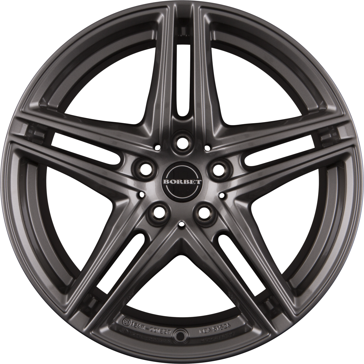 Borbet XR Metal Grey Alufelge 8x18 Zoll ET30 LK 5x112 ML66.6