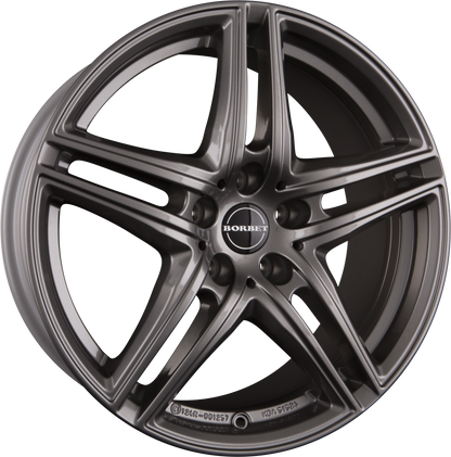 Borbet XR Metal Grey Alufelge 8x18 Zoll ET30 LK 5x112 ML66.6 – Bild 2