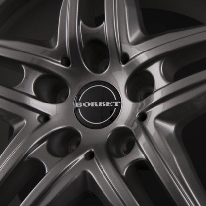 Borbet XR Metal Grey Alufelge 8x18 Zoll ET30 LK 5x112 ML66.6 – Bild 4