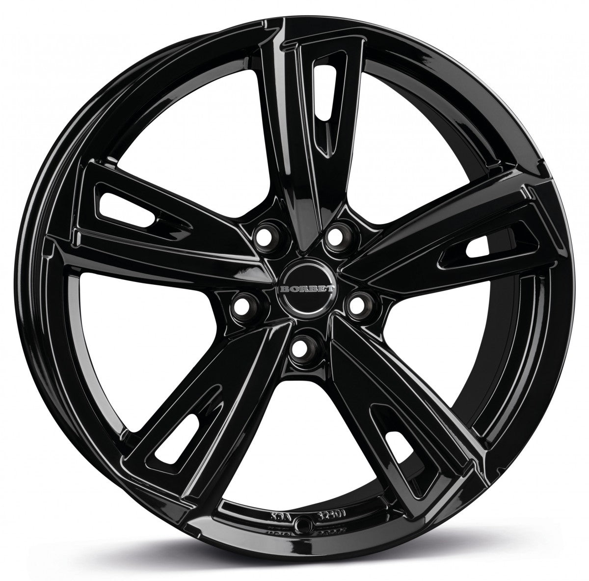 Borbet BU1 black glossy Alufelge