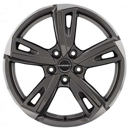 Borbet BU1 mistral anthracite glossy polished Alufelge – Bild 2