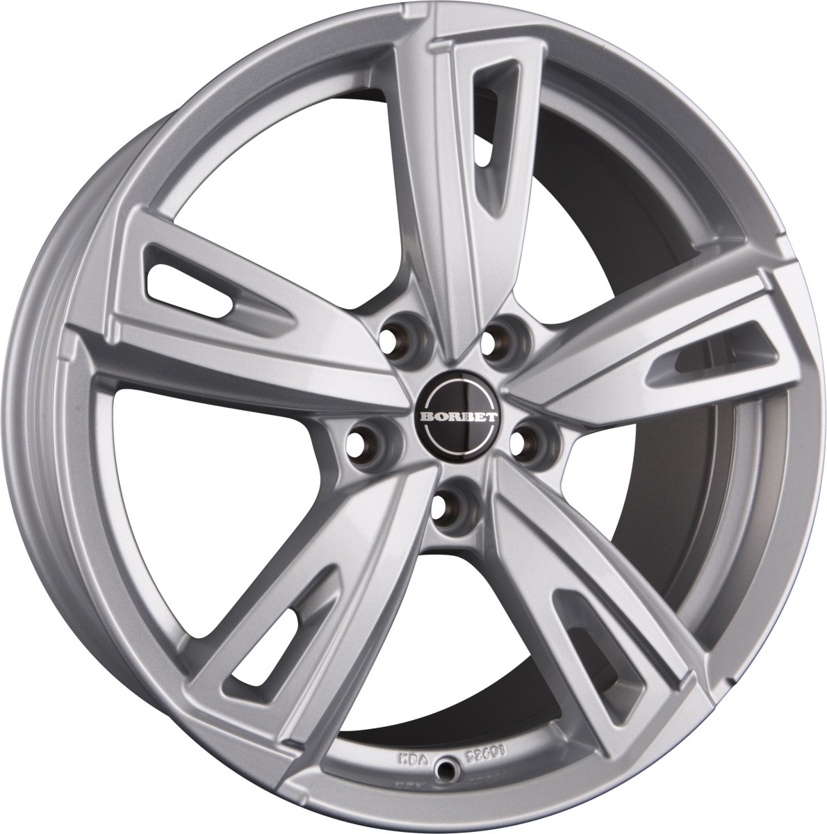 Borbet BU1 Silver Alufelge 8x18 Zoll ET40 LK 5x112 ML66.5 – Bild 2