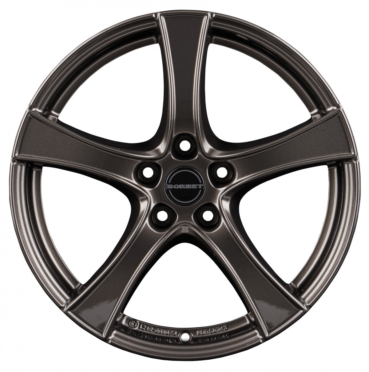Borbet F2 mistral anthracite glossy 6x16 ET45 - LK5/100 ML57.06