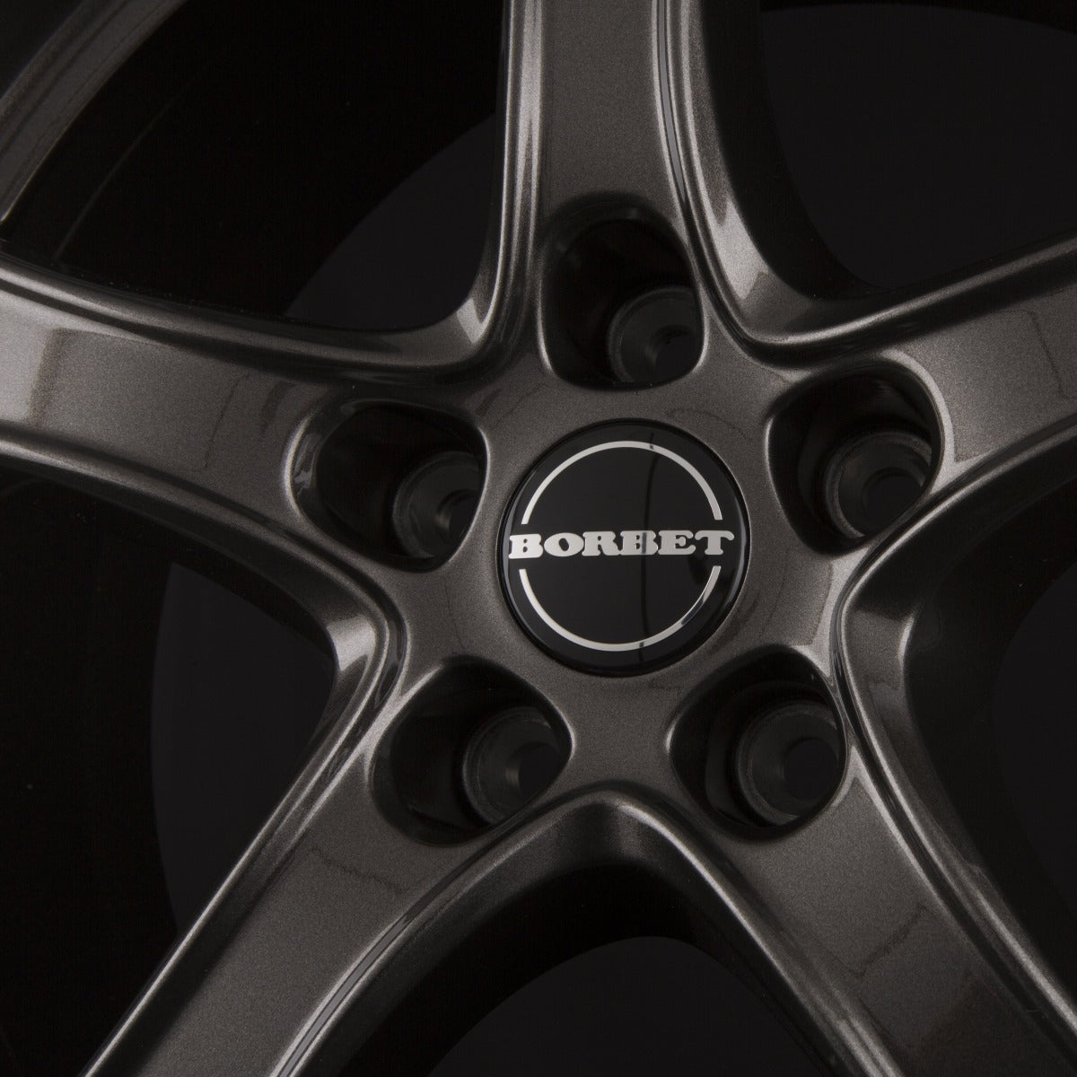 Borbet F2 Mistral Anthracite Glossy Alufelge 6.5x17 Zoll ET49 LK 5x112 ML66.5 – Bild 5
