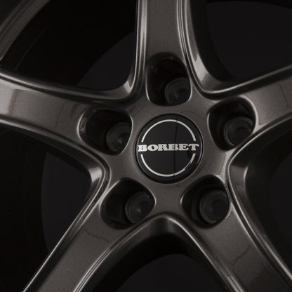 Borbet F2 Mistral Anthracite Glossy Alufelge 6.5x17 Zoll ET49 LK 5x112 ML66.5 – Bild 5