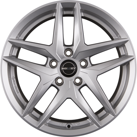 Borbet Z Crystal Silver Alufelge 6.5x16 Zoll ET44 LK 5x112 ML66.6