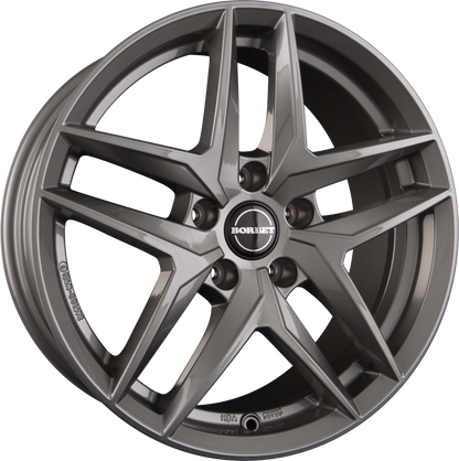 Borbet Z Metal Grey Glossy Alufelge 7.5x17 Zoll ET38 LK 5x112 ML66.6 – Bild 2