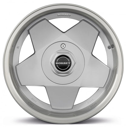 Borbet A silver rim polished 7x15 ET35 - LK4/108 ML63.4