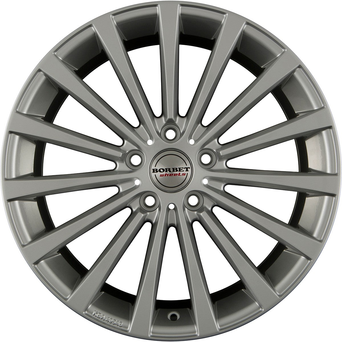 Borbet BLX brilliant silver 8.5x18 ET35 - LK5/114.3 ML64.1