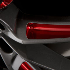 Borbet LX Graphite Spoke Rim Red Polished Alufelge 8.5x20 Zoll ET40 LK 5x112 ML66.6