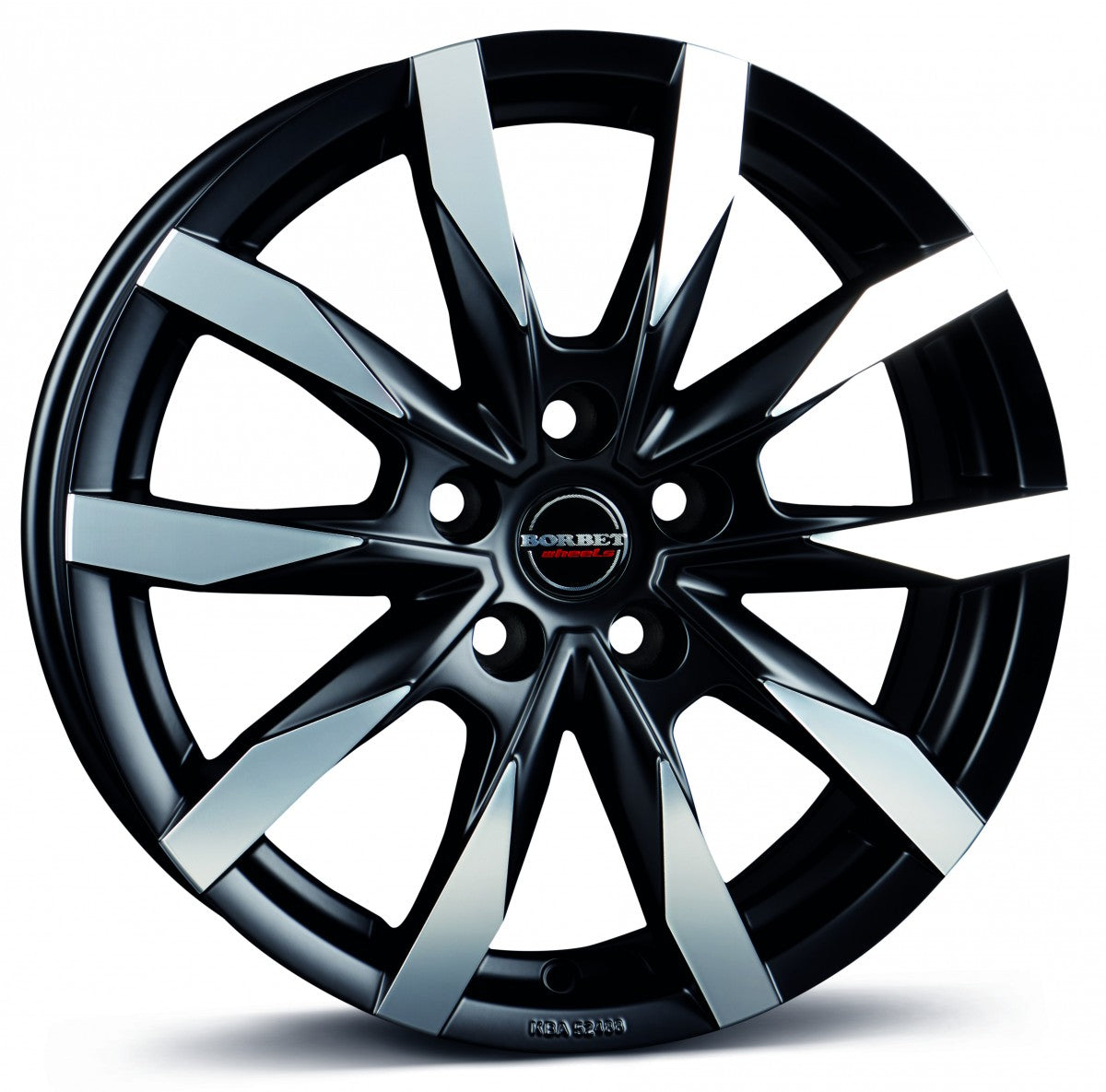 Borbet CW5 black polished matt 7.5x18 ET45 - LK5/108 ML72.5