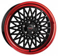 Borbet B black rim red Alufelge