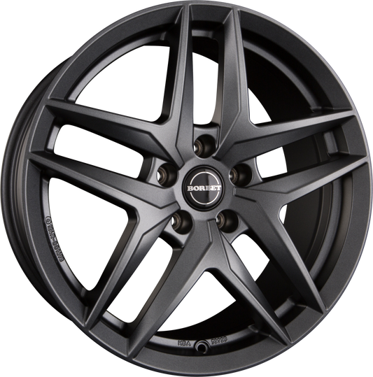 Borbet Z Dark Grey Matt Alufelge 6.5x16 Zoll ET44 LK 5x112 ML66.6 – Bild 2