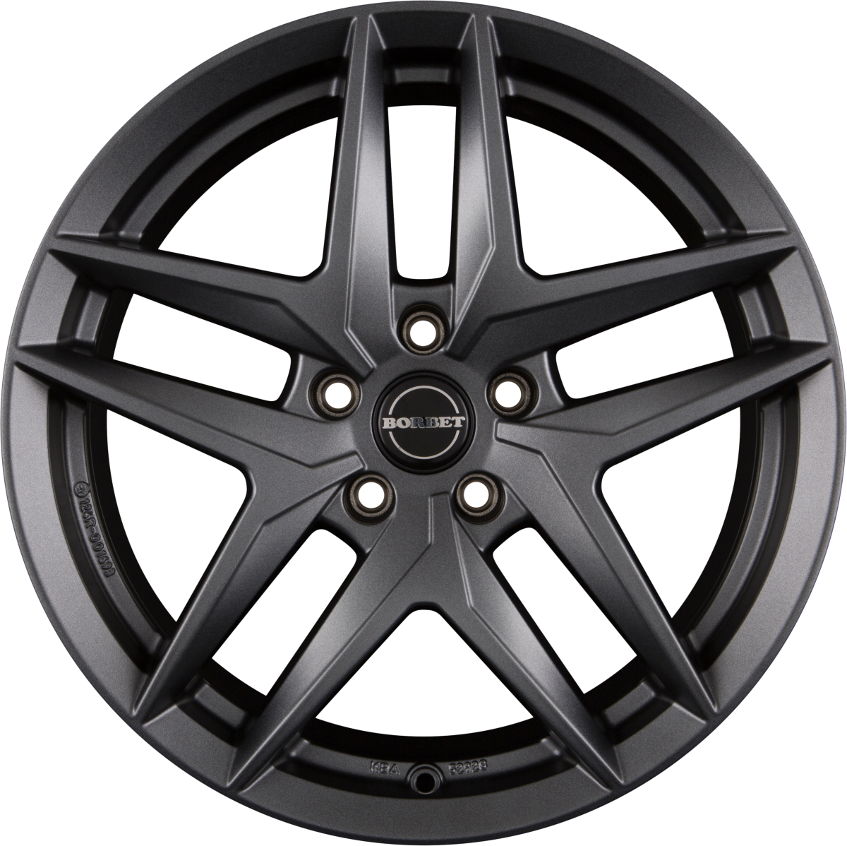 Borbet Z Dark Grey Matt Alufelge 8x19 Zoll ET32 LK 5x112 ML66.6