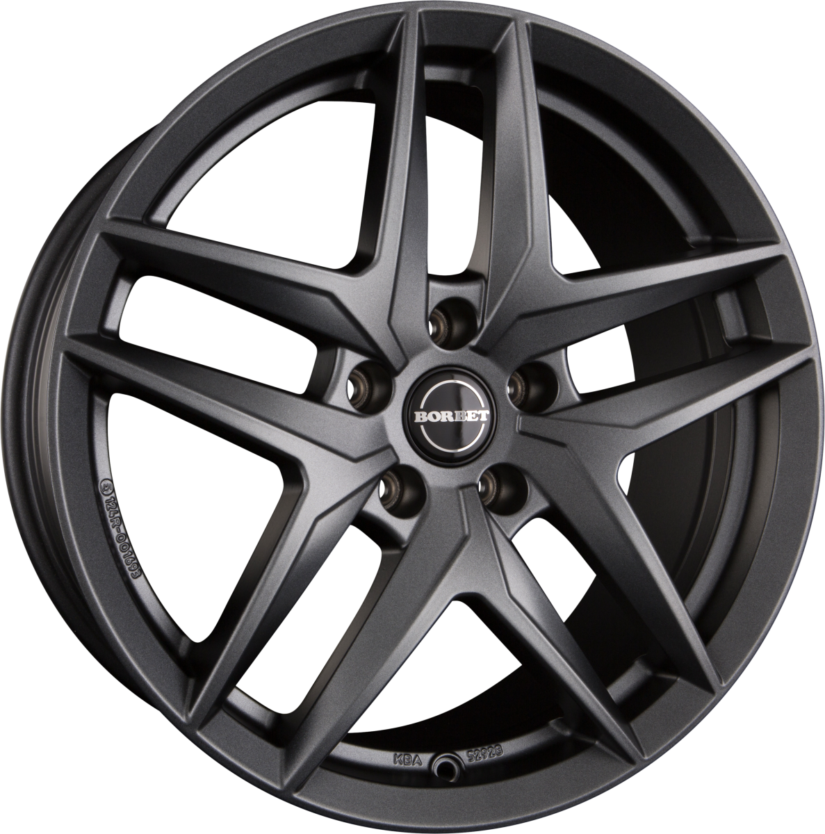 Borbet Z Dark Grey Matt Alufelge 8x19 Zoll ET32 LK 5x112 ML66.6 – Bild 2
