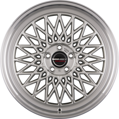 Borbet B Silver Rim Polished Alufelge 8x18 Zoll ET35 LK 5x120 ML72.6