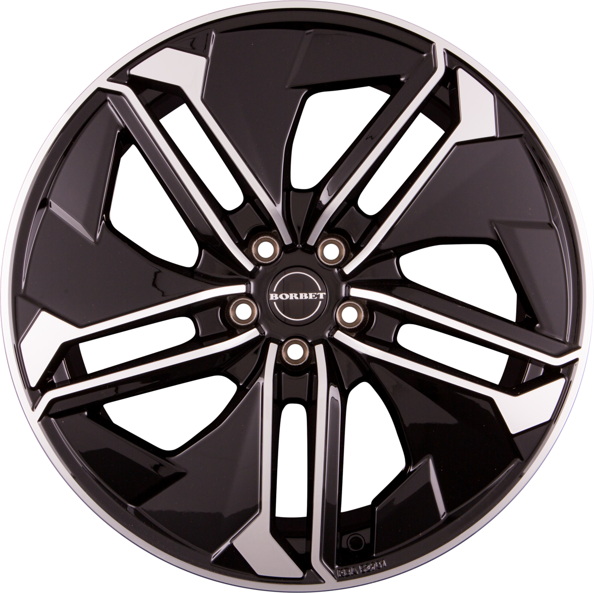 Borbet TX Black Polished Glossy Alufelge 9x20 Zoll ET45 LK 5x112 ML66.6