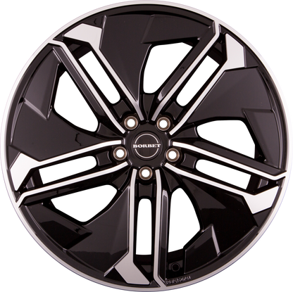 Borbet TX Black Polished Glossy Alufelge 9x20 Zoll ET45 LK 5x112 ML66.6