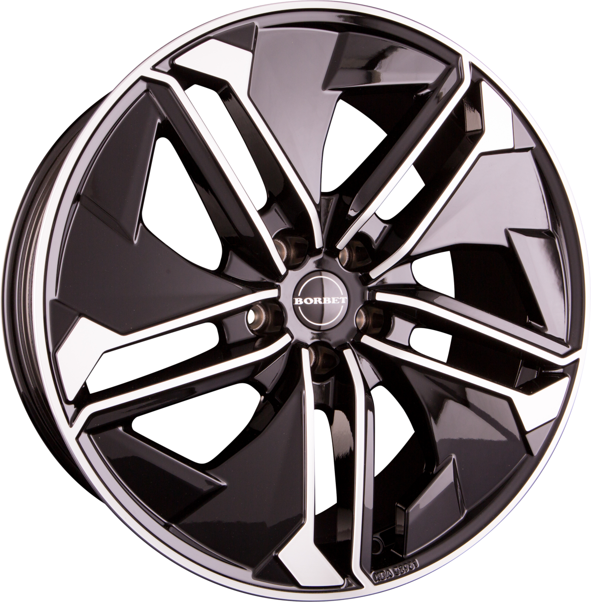 Borbet TX Black Polished Glossy Alufelge 9x20 Zoll ET45 LK 5x112 ML66.6 – Bild 2