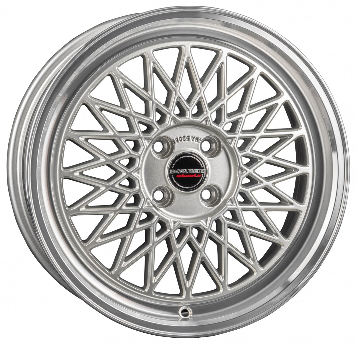 Borbet B silver rim polished 8.5x19 ET40 - LK5/114.3 ML72.5