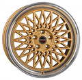 Borbet B gold rim polished Alufelge 7x17 Zoll ET30 LK 4x100 ML64