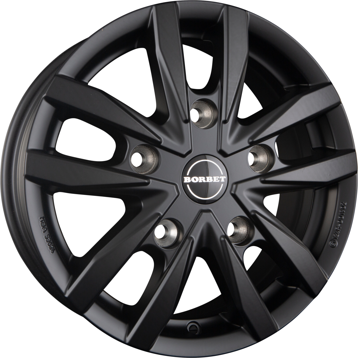 Borbet CW5 Black Matt Alufelge 7.5x18 Zoll ET53 LK 5x130 ML78.1 – Bild 2