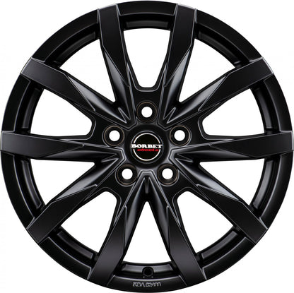 Borbet CW5 black matt 7.5x18 ET53 - LK5/118 ML71.1