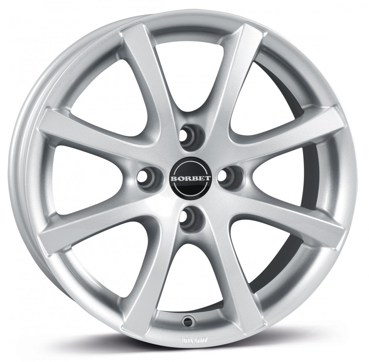 Borbet LV4 crystal silver 7x16 ET38 - LK4/108 ML72.5