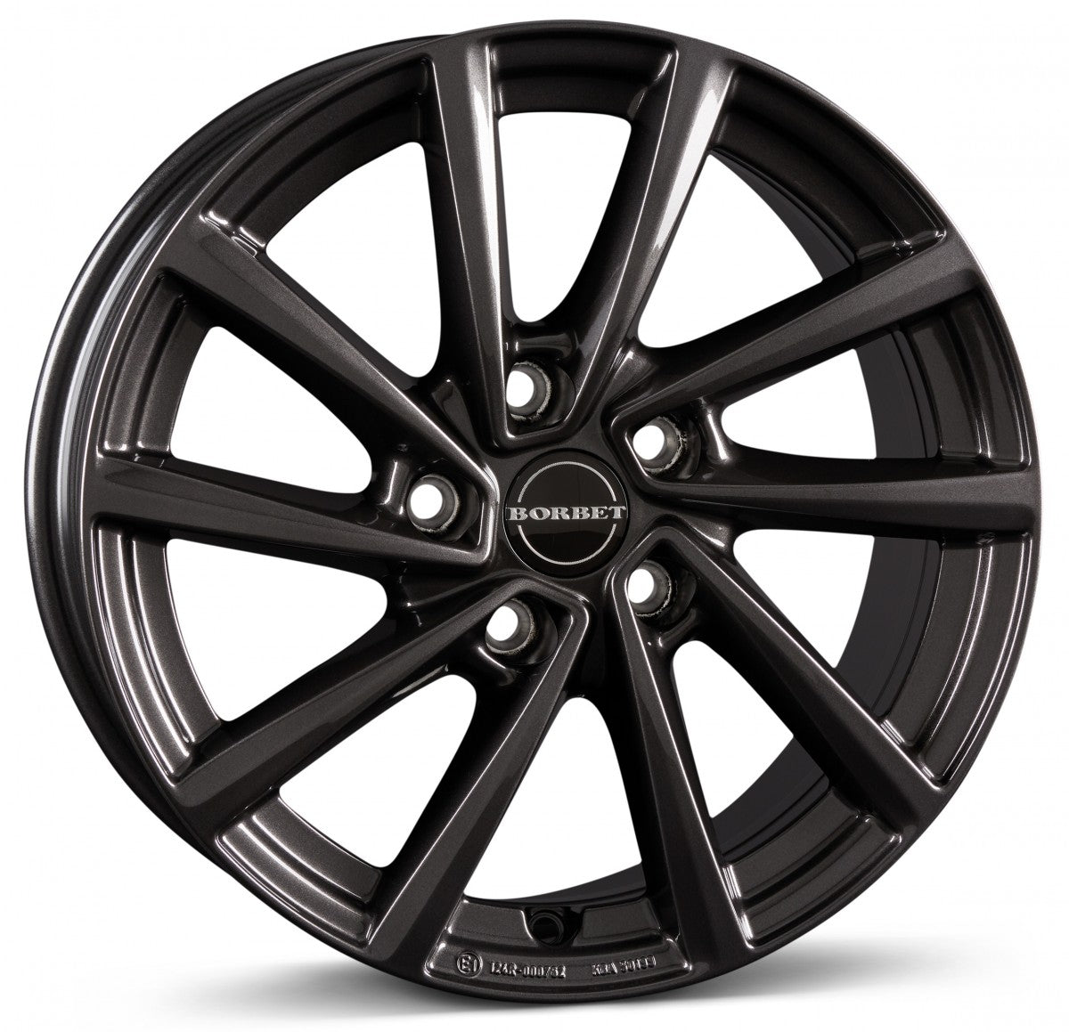 Borbet V mistral anthracite glossy 7x19 ET34 - LK5/112 ML66.5