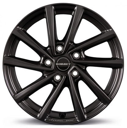 Borbet V mistral anthracite glossy 7x19 ET40 - LK5/114.3 ML66.1