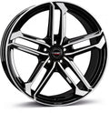 Borbet ATX black polished glossy Alufelge 8.5x19 Zoll ET30 LK 5x112 ML66.5