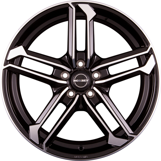 Borbet Atx Black Polished Glossy Alufelge 8.5x20 Zoll ET35 LK 5x112 ML66.6