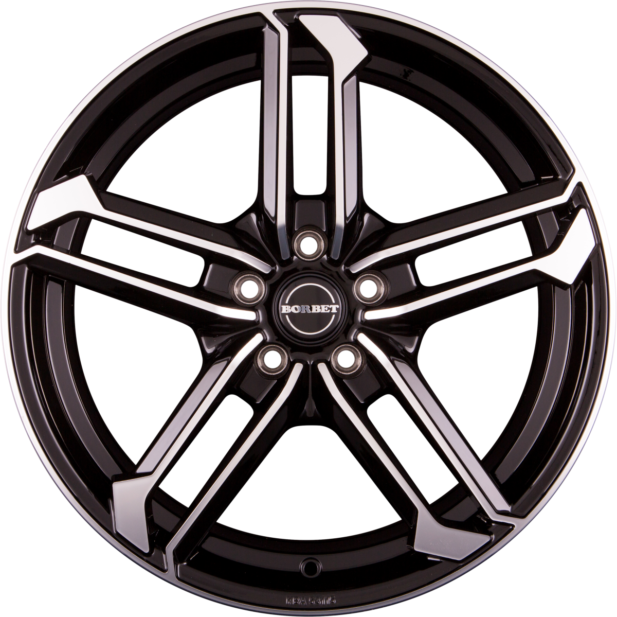 Borbet Atx Black Polished Glossy Alufelge 8.5x20 Zoll ET35 LK 5x112 ML66.6