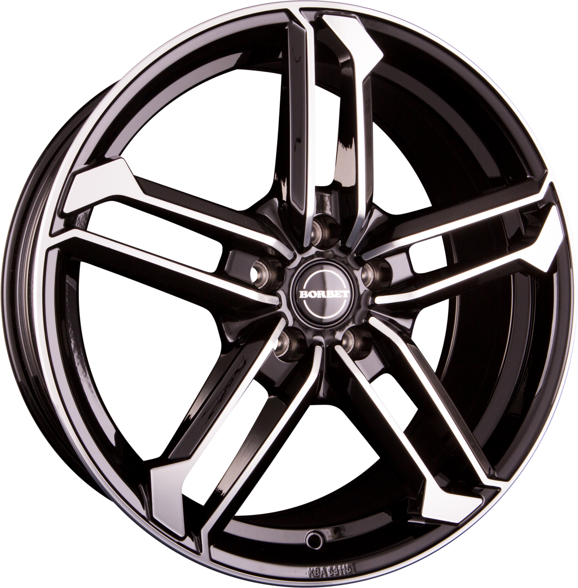 Borbet Atx Black Polished Glossy Alufelge 8.5x20 Zoll ET35 LK 5x112 ML66.6 – Bild 2