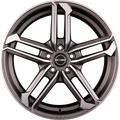 Borbet Atx Graphite Polished Matt Alufelge 8.5x20 Zoll ET35 LK 5x112 ML66.6