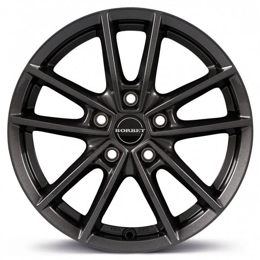 Borbet W mistral anthracite glossy 8x19 ET48 - LK5/112 ML72.5