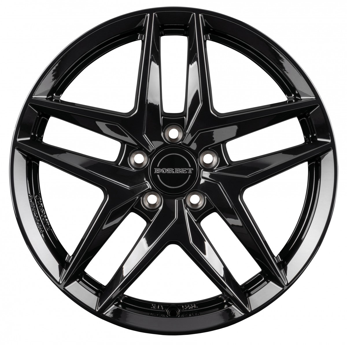 Borbet Z black glossy 8x19 ET30 - LK5/112 ML66.5