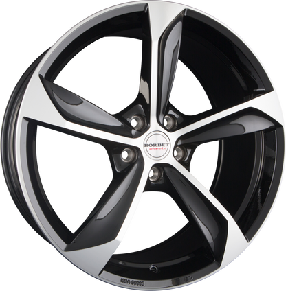 Borbet S Black Polished Glossy Alufelge 9x20 Zoll ET50 LK 5x114.3 ML67.1 – Bild 2